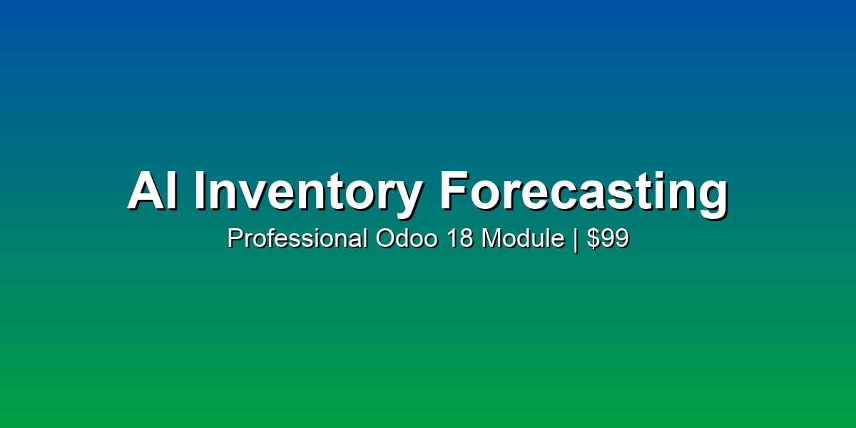 AI Inventory Forecast preview
