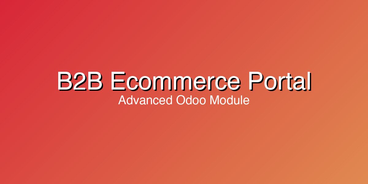 B2B eCommerce Portal preview