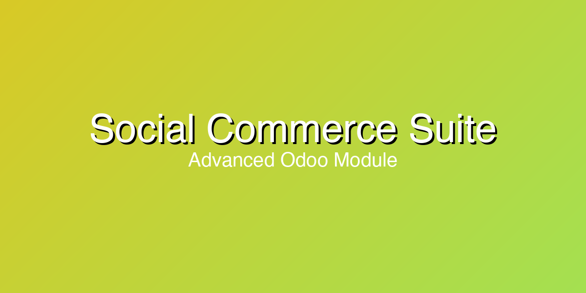 Social Commerce Suite preview