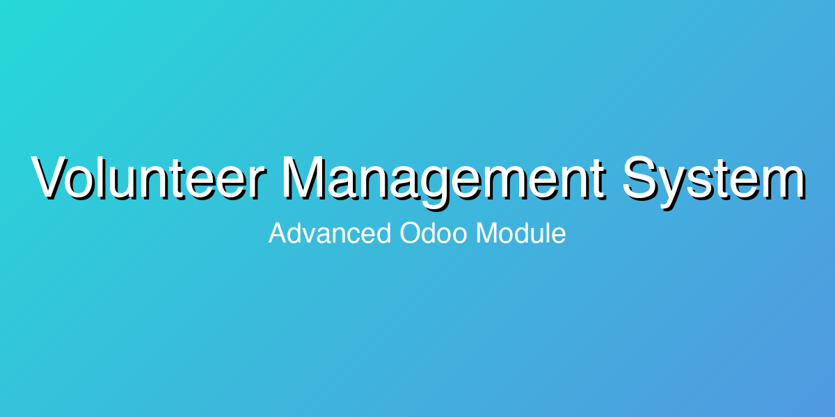 Volunteer Mgmt System preview